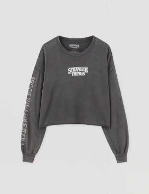 Pink embroidered slogan hoodie